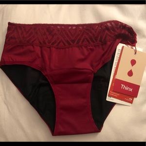 Ileana Glazer x Thinx Crimson Hiphugger